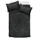 Black Glitter Artwork Print (NOT Real Glitter) Duvet Cover Bedding Set