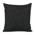 Black (NOT Real) Glitter Print Pillow Cover