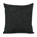 Black Glitter Artwork Print (NOT Real Glitter) Pillow Cover