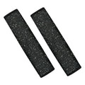 Black (NOT Real) Glitter Print Car Seat Belt Covers