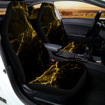Black Gold Marble Print Universal Fit Car Seat Covers
