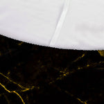 Black Gold Scratch Marble Print Sofa Cover