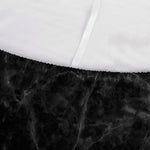 Black Grey Dark Marble Print Sofa Cover