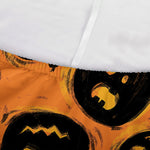 Black Halloween Pumpkin Pattern Print Sofa Cover