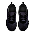 Black Jaguar Print Black Sneakers