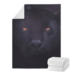 Black Jaguar Print Blanket