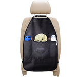 Black Jaguar Print Car Seat Organizers