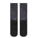 Black Jaguar Print Crew Socks