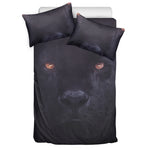 Black Jaguar Print Duvet Cover Bedding Set