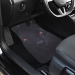 Black Jaguar Print Front Car Floor Mats