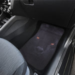Black Jaguar Print Front Car Floor Mats