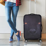 Black Jaguar Print Luggage Cover
