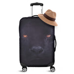 Black Jaguar Print Luggage Cover