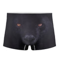 Black Jaguar Print Men's Boxer Briefs