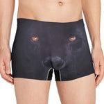 Black Jaguar Print Men's Boxer Briefs