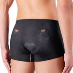 Black Jaguar Print Men's Boxer Briefs