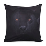 Black Jaguar Print Pillow Cover