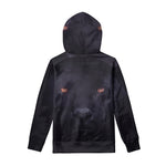 Black Jaguar Print Pullover Hoodie