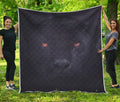 Black Jaguar Print Quilt