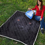 Black Jaguar Print Quilt