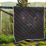 Black Jaguar Print Quilt