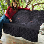 Black Jaguar Print Quilt