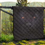 Black Jaguar Print Quilt