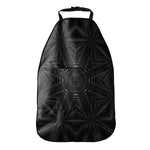 Black Kaleidoscope Print Car Seat Organizers