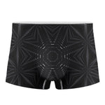 Black Kaleidoscope Print Men's Boxer Briefs