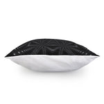 Black Kaleidoscope Print Pillow Cover