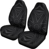 Black Kaleidoscope Print Universal Fit Car Seat Covers