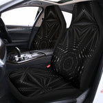 Black Kaleidoscope Print Universal Fit Car Seat Covers