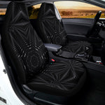 Black Kaleidoscope Print Universal Fit Car Seat Covers