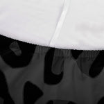 Black Leopard Print Sofa Cover