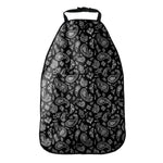 Black Paisley Bandana Pattern Print Car Seat Organizers