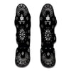 Black Paisley Bandana Print Muay Thai Shin Guard