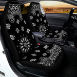 Black Paisley Bandana Print Universal Fit Car Seat Covers