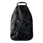 Black Palm Leaf Aloha Pattern Print Car Seat Organizers