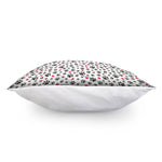 Black Paw And Heart Pattern Print Pillow Cover