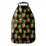 Black Pineapple Pattern Print Car Seat Organizers