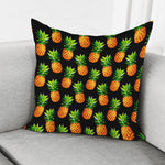 Black Pineapple Pattern Print Pillow Cover