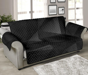 Black Polygonal Geometric Print Sofa Protector