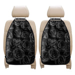 Black Rose Print Car Seat Organizers