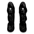 Black Rose Print Muay Thai Shin Guards