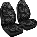 Black Rose Print Universal Fit Car Seat Covers