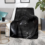 Black Snake Print Blanket