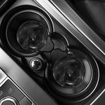 Black Snake Print Car Coasters