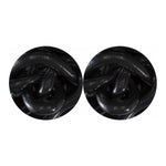 Black Snake Print Car Coasters