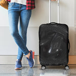 Black Snake Print Luggage Cover