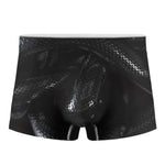 Black Snake Print Men's Boxer Briefs